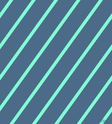 54 degree angle lines stripes, 11 pixel line width, 50 pixel line spacing, Aquamarine and Wedgewood stripes and lines seamless tileable