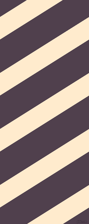 32 degree angle lines stripes, 67 pixel line width, 99 pixel line spacing, Blanched Almond and Purple Taupe stripes and lines seamless tileable