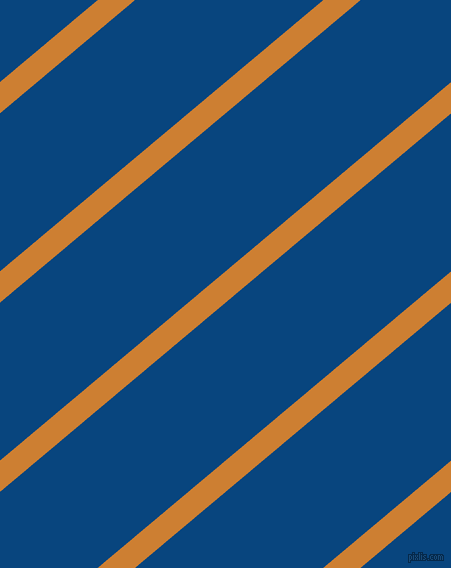 40 degree angle lines stripes, 24 pixel line width, 121 pixel line spacing, Bronze and Dark Cerulean stripes and lines seamless tileable
