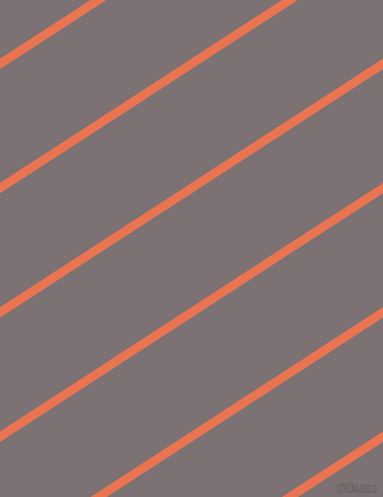 33 degree angle lines stripes, 8 pixel line width, 87 pixel line spacing, Burnt Sienna and Empress stripes and lines seamless tileable