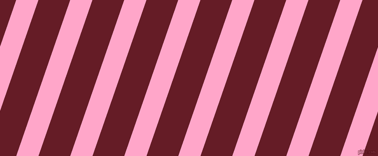 71 degree angle lines stripes, 42 pixel line width, 60 pixel line spacing, Carnation Pink and Pohutukawa stripes and lines seamless tileable
