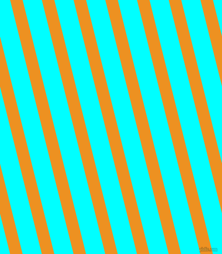104 degree angle lines stripes, 24 pixel line width, 37 pixel line spacing, Carrot Orange and Aqua stripes and lines seamless tileable