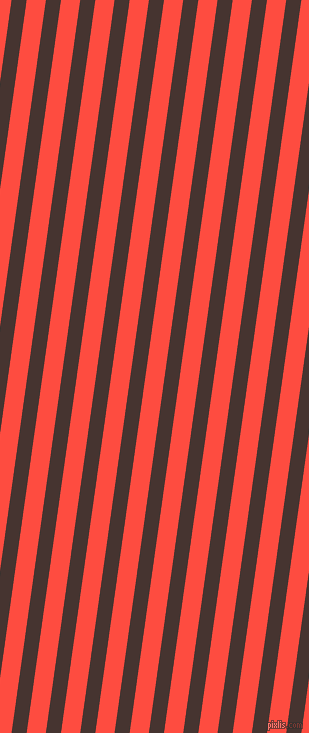 82 degree angle lines stripes, 15 pixel line width, 19 pixel line spacing, Cedar and Sunset Orange stripes and lines seamless tileable