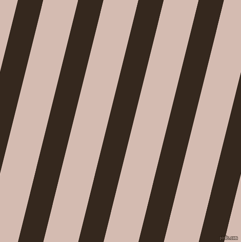 76 degree angle lines stripes, 48 pixel line width, 66 pixel line spacing, Cocoa Brown and Wafer stripes and lines seamless tileable