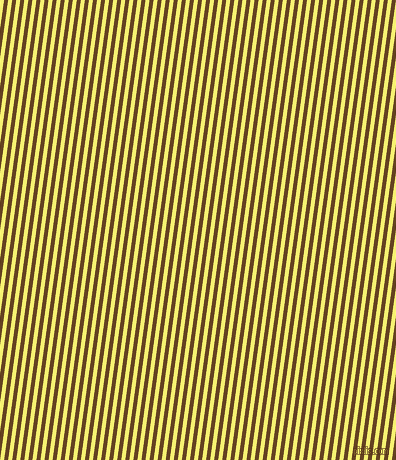 82 degree angle lines stripes, 4 pixel line width, 4 pixel line spacing, Dark Brown and Dolly stripes and lines seamless tileable