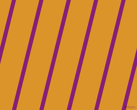 76 degree angle lines stripes, 14 pixel line width, 78 pixel line spacing, Dark Purple and Buttercup stripes and lines seamless tileable