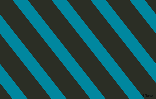 128 degree angle lines stripes, 41 pixel line width, 64 pixel line spacing, Eastern Blue and Rangoon Green stripes and lines seamless tileable