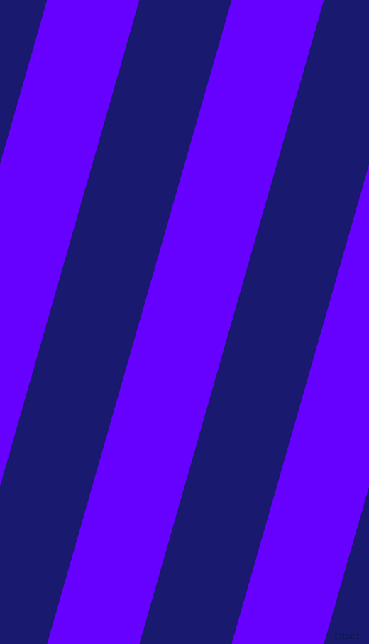 74 degree angle lines stripes, 125 pixel line width, 125 pixel line spacing, Electric Indigo and Midnight Blue stripes and lines seamless tileable