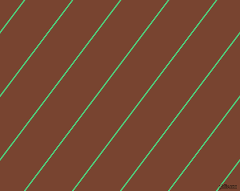 53 degree angle lines stripes, 3 pixel line width, 74 pixel line spacing, Emerald and Cumin stripes and lines seamless tileable