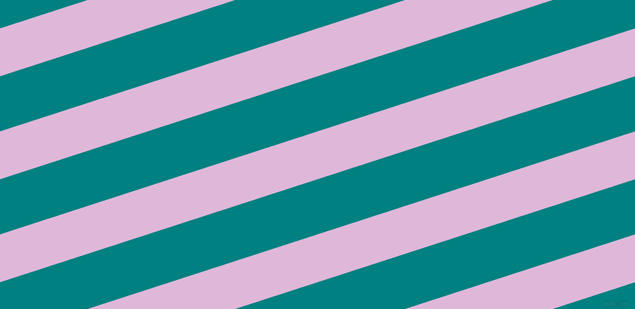 18 degree angle lines stripes, 66 pixel line width, 76 pixel line spacing, French Lilac and Teal stripes and lines seamless tileable