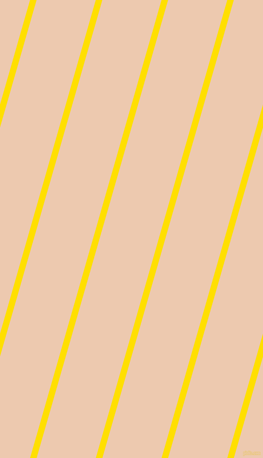 74 degree angle lines stripes, 13 pixel line width, 117 pixel line spacing, Golden Yellow and Desert Sand stripes and lines seamless tileable
