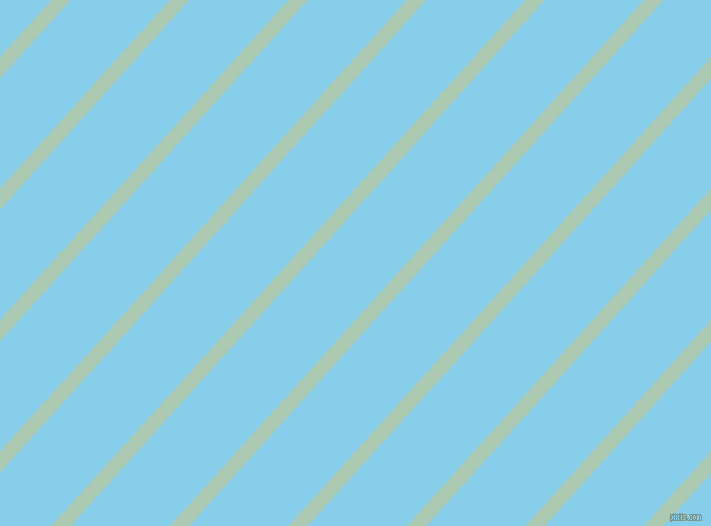 48 degree angle lines stripes, 16 pixel line width, 82 pixel line spacing, Gum Leaf and Sky Blue stripes and lines seamless tileable