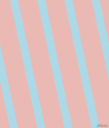 102 degree angle lines stripes, 26 pixel line width, 62 pixel line spacing, Light Blue and Beauty Bush stripes and lines seamless tileable