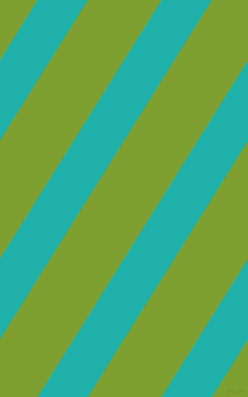 58 degree angle lines stripes, 84 pixel line width, 123 pixel line spacing, Light Sea Green and Sushi stripes and lines seamless tileable