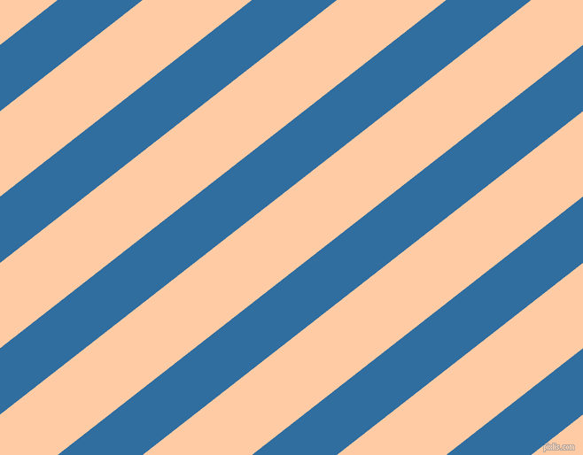 38 degree angle lines stripes, 59 pixel line width, 76 pixel line spacing, Lochmara and Peach stripes and lines seamless tileable