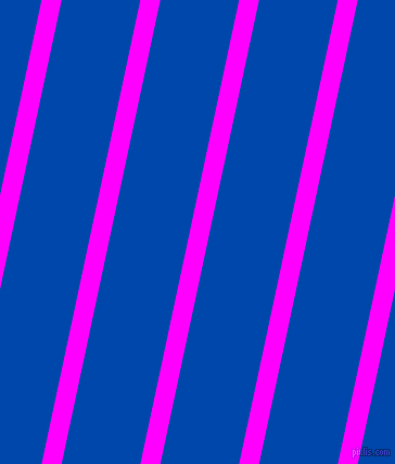 78 degree angle lines stripes, 18 pixel line width, 71 pixel line spacing, Magenta and Cobalt stripes and lines seamless tileable