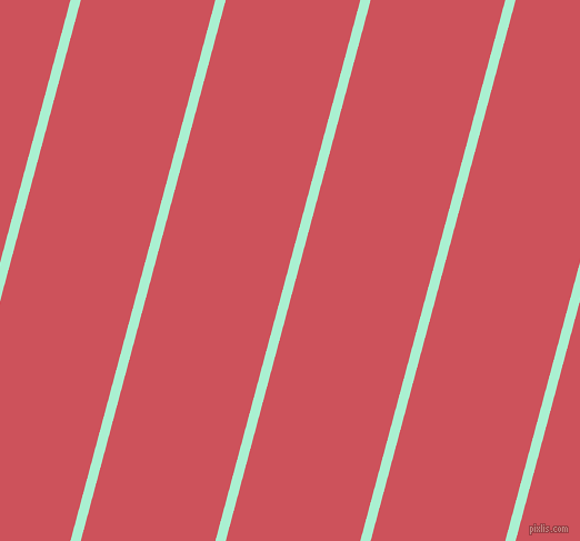 75 degree angle lines stripes, 9 pixel line width, 117 pixel line spacing, Magic Mint and Mandy stripes and lines seamless tileable