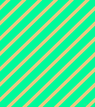 44 degree angle lines stripes, 13 pixel line width, 31 pixel line spacing, Marzipan and Medium Spring Green stripes and lines seamless tileable