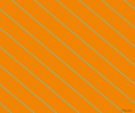 140 degree angle lines stripes, 2 pixel line width, 46 pixel line spacing, Medium Turquoise and Tangerine stripes and lines seamless tileable