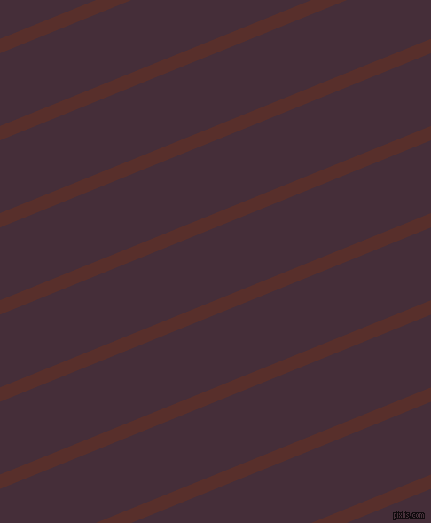 22 degree angle lines stripes, 15 pixel line width, 76 pixel line spacing, Moccaccino and Barossa stripes and lines seamless tileable