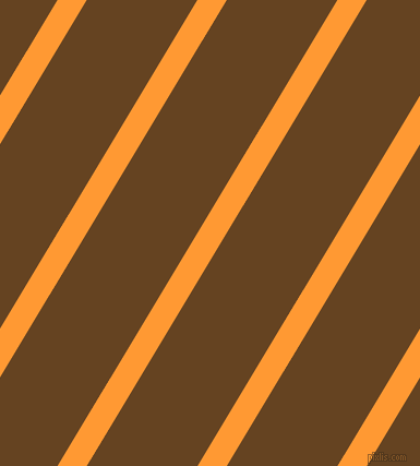 59 degree angle lines stripes, 23 pixel line width, 87 pixel line spacing, Neon Carrot and Dark Brown stripes and lines seamless tileable