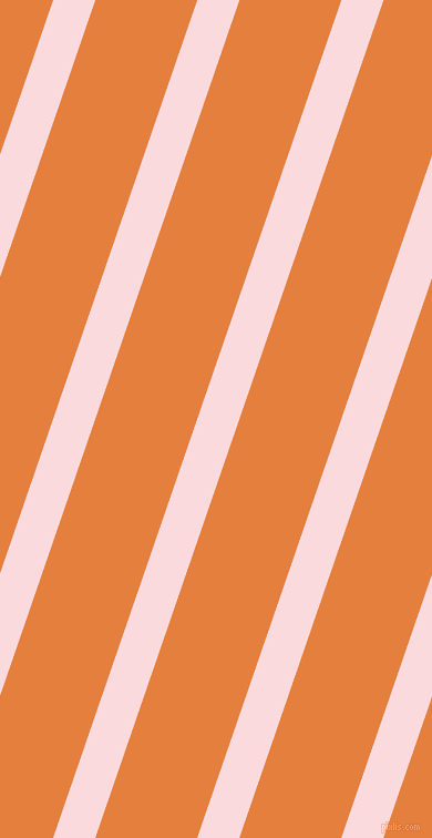 71 degree angle lines stripes, 36 pixel line width, 87 pixel line spacing, Pale Pink and Pizazz stripes and lines seamless tileable