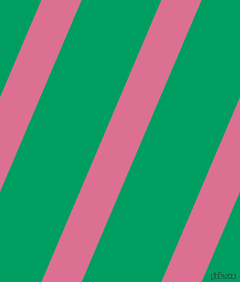 67 degree angle lines stripes, 54 pixel line width, 107 pixel line spacing, Pale Violet Red and Shamrock Green stripes and lines seamless tileable