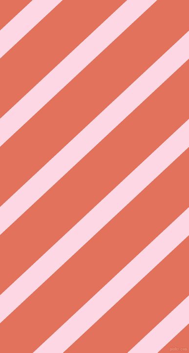 43 degree angle lines stripes, 42 pixel line width, 90 pixel line spacing, Pig Pink and Terra Cotta stripes and lines seamless tileable
