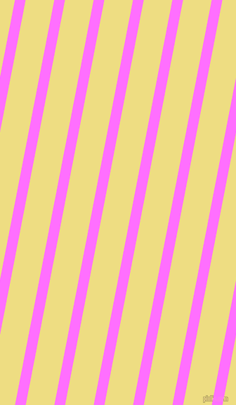 79 degree angle lines stripes, 15 pixel line width, 40 pixel line spacing, Ultra Pink and Light Goldenrod stripes and lines seamless tileable