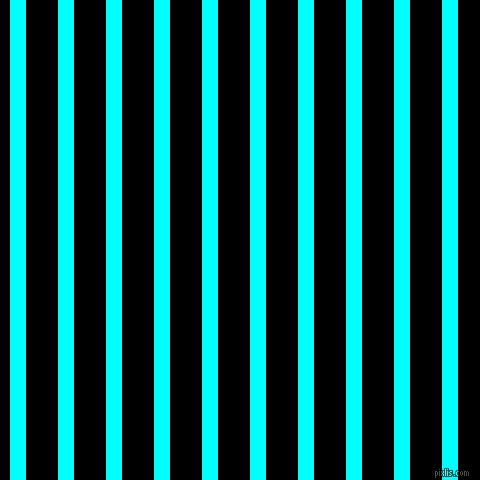 vertical lines stripes, 16 pixel line width, 32 pixel line spacing, Aqua and Black vertical lines and stripes seamless tileable