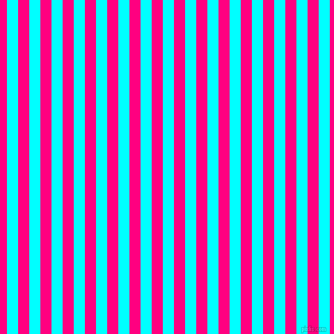 vertical lines stripes, 16 pixel line width, 16 pixel line spacing, Aqua and Deep Pink vertical lines and stripes seamless tileable