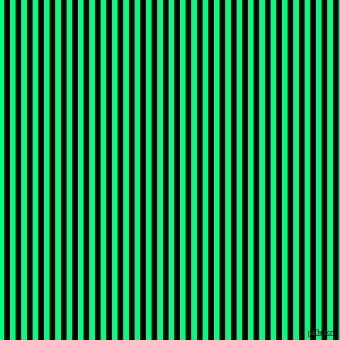 vertical lines stripes, 8 pixel line width, 8 pixel line spacing, Black and Spring Green vertical lines and stripes seamless tileable
