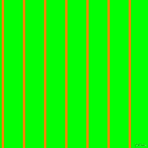 vertical lines stripes, 8 pixel line width, 64 pixel line spacing, Dark Orange and Lime vertical lines and stripes seamless tileable