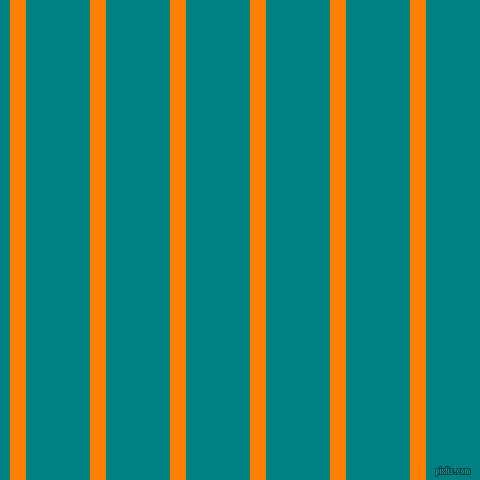 vertical lines stripes, 16 pixel line width, 64 pixel line spacing, Dark Orange and Teal vertical lines and stripes seamless tileable