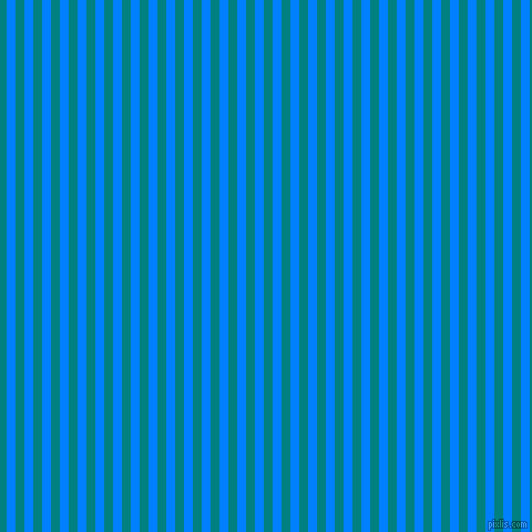 vertical lines stripes, 8 pixel line width, 8 pixel line spacing, Dodger Blue and Teal vertical lines and stripes seamless tileable
