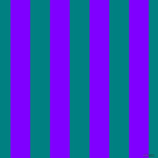 vertical lines stripes, 64 pixel line width, 64 pixel line spacing, Electric Indigo and Teal vertical lines and stripes seamless tileable