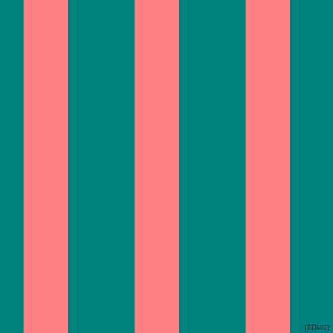 vertical lines stripes, 64 pixel line width, 96 pixel line spacing, Salmon and Teal vertical lines and stripes seamless tileable