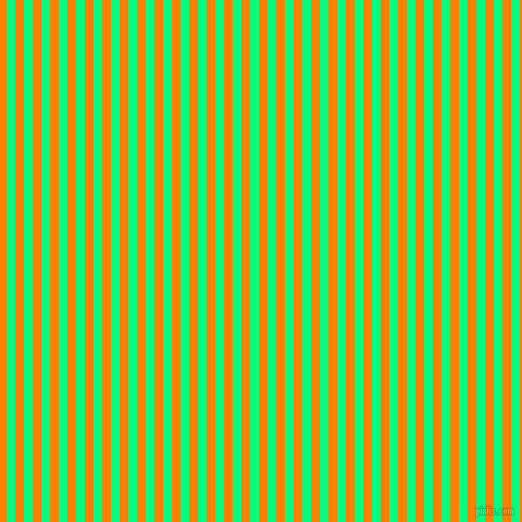 vertical lines stripes, 8 pixel line width, 8 pixel line spacing, Spring Green and Dark Orange vertical lines and stripes seamless tileable