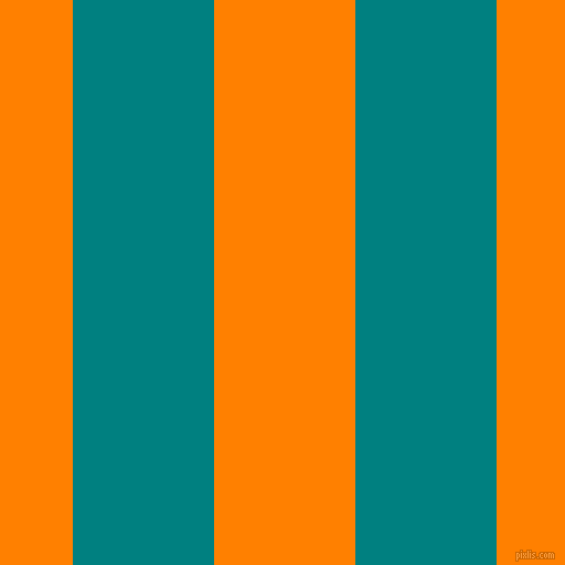 vertical lines stripes, 128 pixel line width, 128 pixel line spacing, Teal and Dark Orange vertical lines and stripes seamless tileable