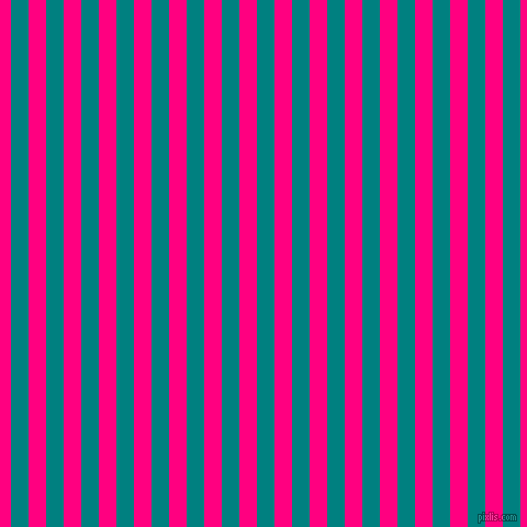 vertical lines stripes, 16 pixel line width, 16 pixel line spacing, Teal and Deep Pink vertical lines and stripes seamless tileable