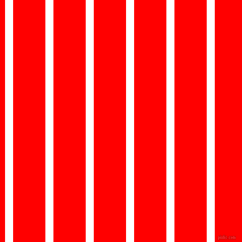 vertical lines stripes, 16 pixel line width, 64 pixel line spacing, White and Red vertical lines and stripes seamless tileable