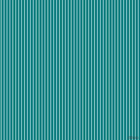 vertical lines stripes, 2 pixel line width, 8 pixel line spacing, White and Teal vertical lines and stripes seamless tileable