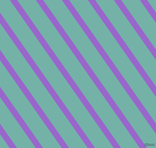 125 degree angle lines stripes, 20 pixel line width, 51 pixel line spacing, Amethyst and Gulf Stream angled lines and stripes seamless tileable