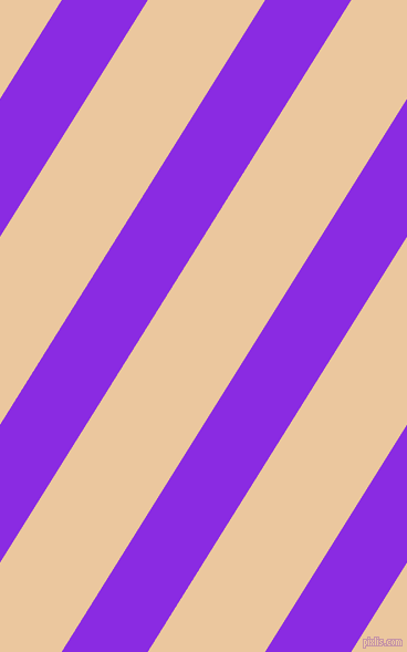58 degree angle lines stripes, 66 pixel line width, 90 pixel line spacing, Blue Violet and New Tan angled lines and stripes seamless tileable
