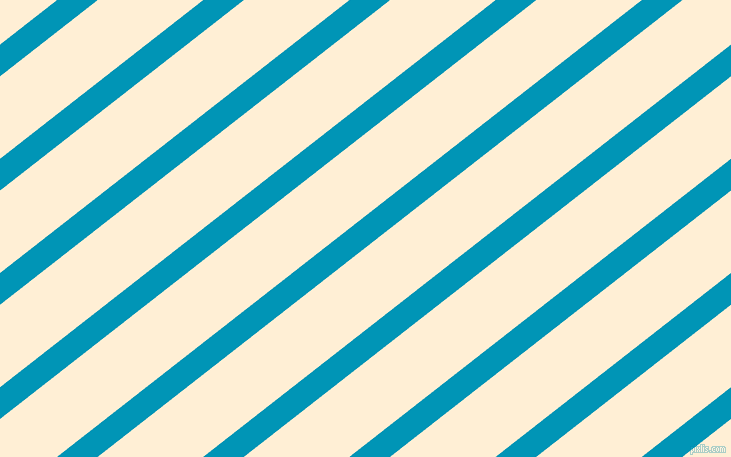 38 degree angle lines stripes, 25 pixel line width, 65 pixel line spacing, Bondi Blue and Papaya Whip angled lines and stripes seamless tileable