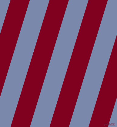 73 degree angle lines stripes, 61 pixel line width, 62 pixel line spacing, Burgundy and Ship Cove angled lines and stripes seamless tileable