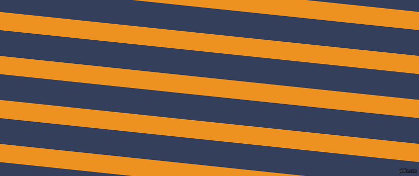 174 degree angle lines stripes, 36 pixel line width, 51 pixel line spacing, Carrot Orange and Gulf Blue angled lines and stripes seamless tileable