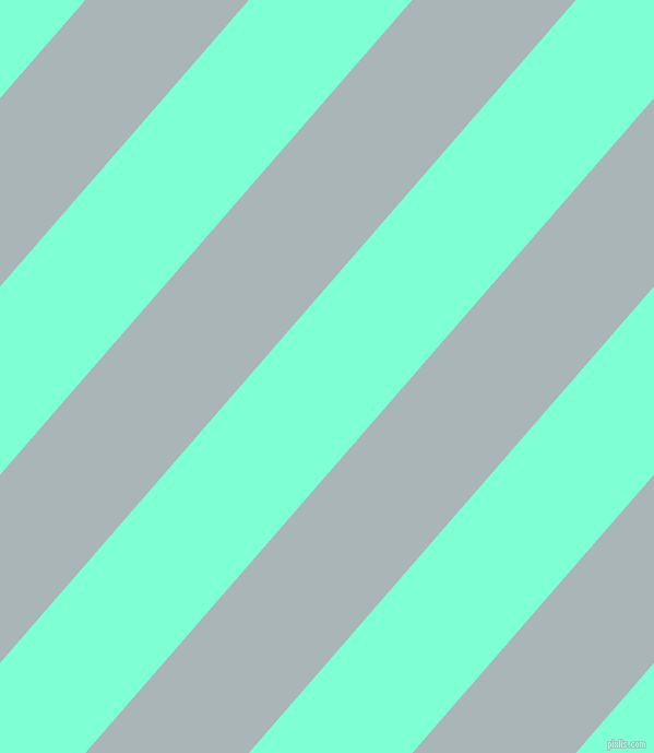 49 degree angle lines stripes, 113 pixel line width, 113 pixel line spacing, Casper and Aquamarine angled lines and stripes seamless tileable