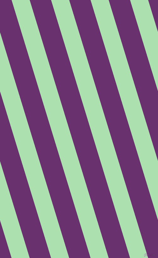 107 degree angle lines stripes, 55 pixel line width, 65 pixel line spacing, Celadon and Seance angled lines and stripes seamless tileable
