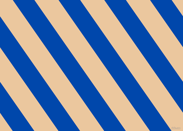 125 degree angle lines stripes, 69 pixel line width, 77 pixel line spacing, Cobalt and New Tan angled lines and stripes seamless tileable